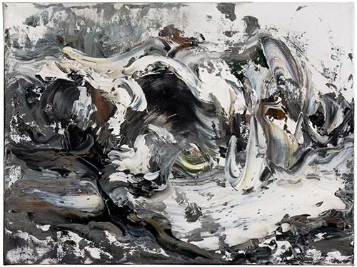 Maggi Hambling，Wave crashing, March，2009，版權(quán)屬于 Maggi Hambling