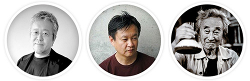 柳宗理，原研哉，深澤直人
