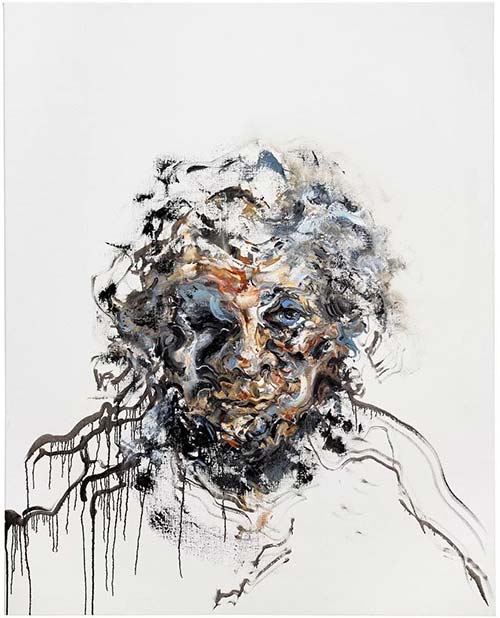 Maggi Hambling，Self portrait，2017，版權(quán)屬于 Maggi Hambling