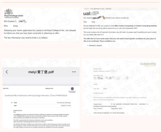英國交互設計offer