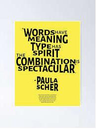 美國著名的平面設計師Paula Scher