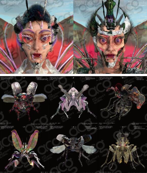 Chen老師視覺傳達(dá)作品項(xiàng)目-《未來·畏來-虛擬人物設(shè)計(jì)》