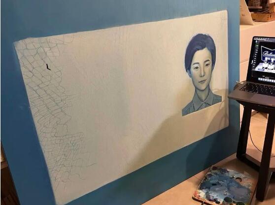 趙同學純藝術作品創(chuàng)作過程圖
