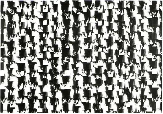 《拱》（Arches），1967年，  明膠銀鹽印相工藝，雷·K.梅茨克